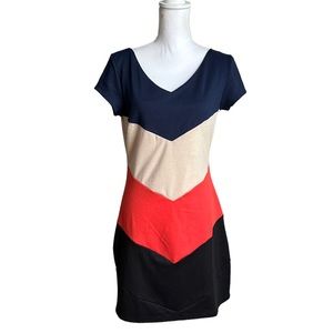 She’s Cool Colorblock Multicolored Dress Size Large